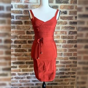 Strapy One Piece Bandage Tie Fashion Bandage Dress